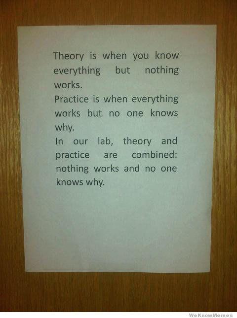 Theory and Practice - joke